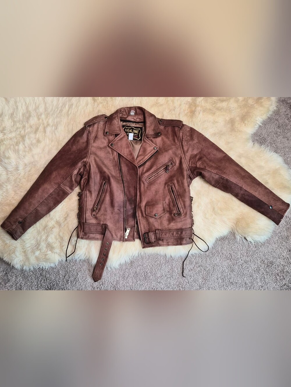Vintage Manzoor Leather Jacket